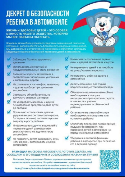 Всероссийская акция "ВЕЗУ ДЕТЕЙ БЕЗОПАСНО!".